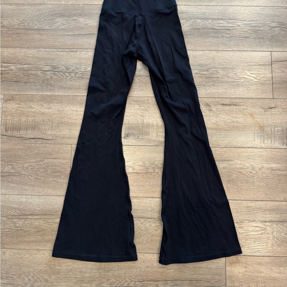 Aerie Offline Black Flared Cross-Over Yoga Pants